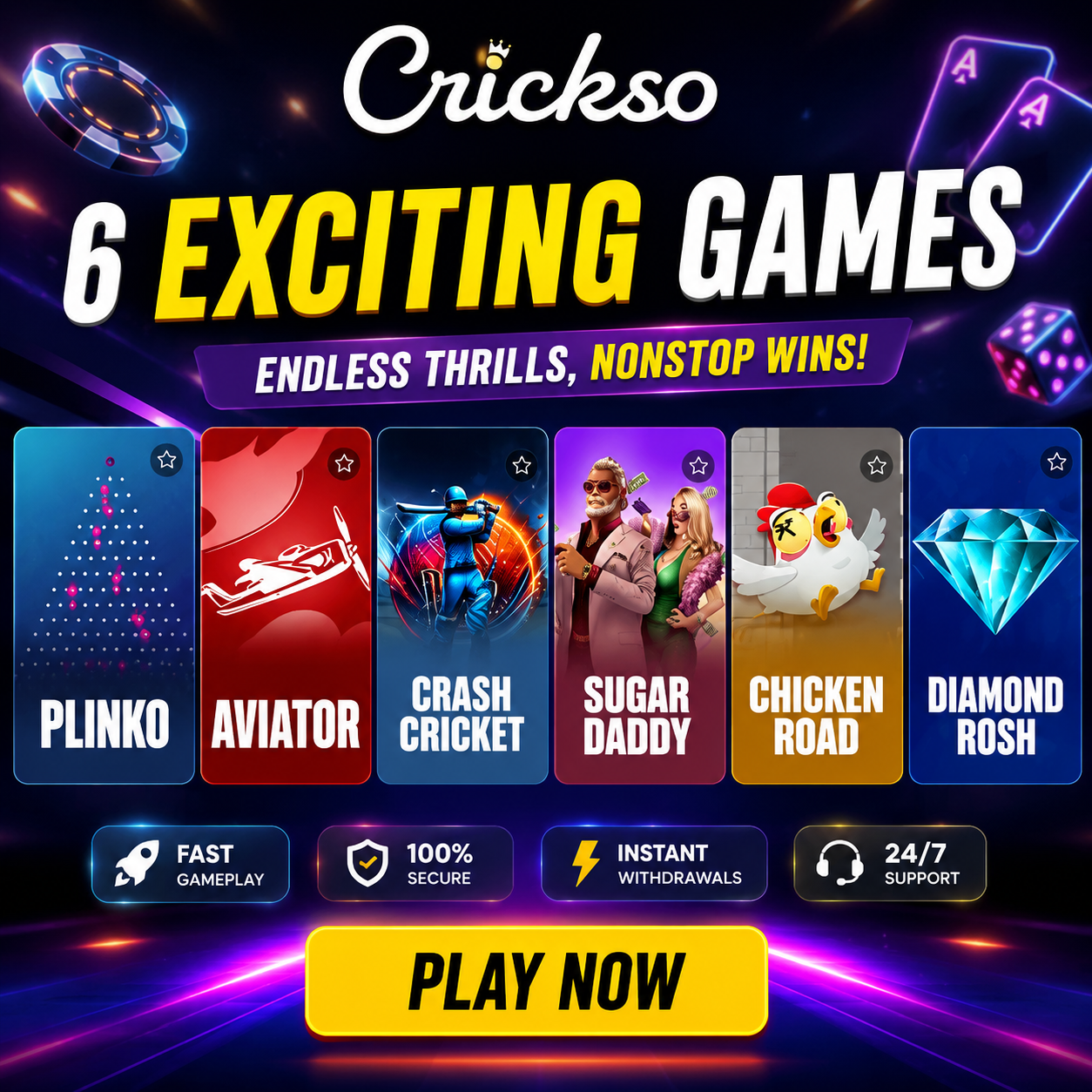 Crickso Games